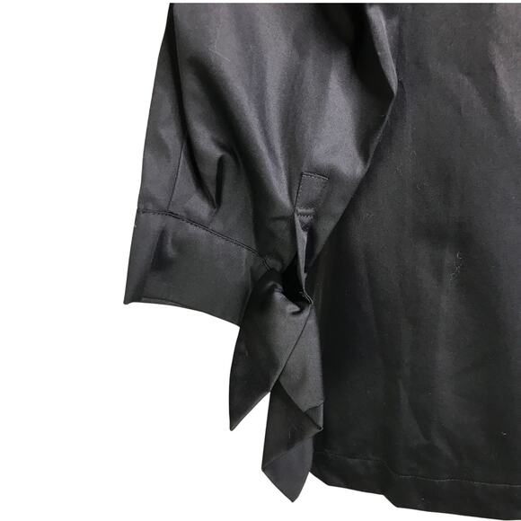 Tyler Boe Top Womens XS Black Off Shoulder Detachable Strap Tie Wrist NWT - Picture 6 of 11